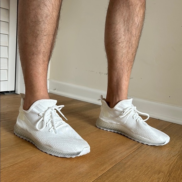 PONY Men's White Knit Sneakers – Size 10.5, Excellent Condition - Picture 4 of 10